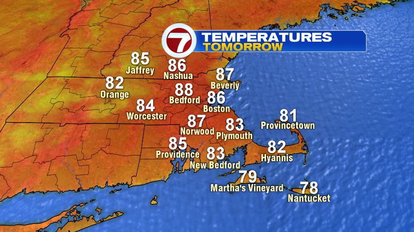 Warm Weekend, Few Storms Saturday - Boston News, Weather, Sports | WHDH ...