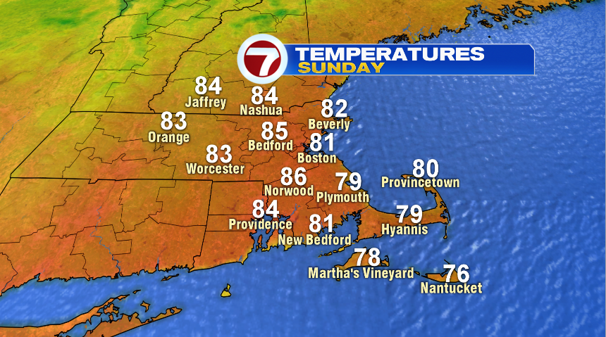 Warm Weekend, Few Storms Saturday - Boston News, Weather, Sports | WHDH ...