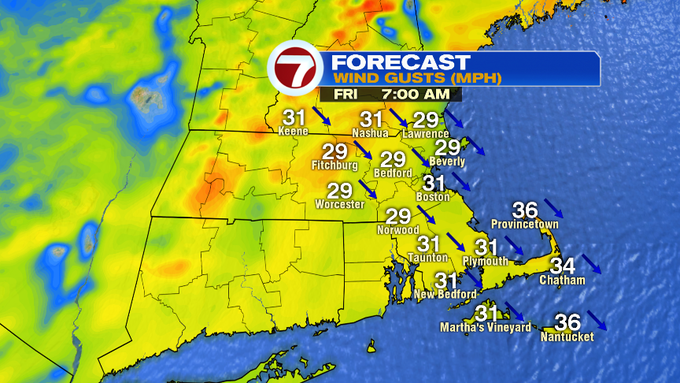 Thanksgiving Day: Showers Depart, Winds Pick Up - Boston News, Weather ...