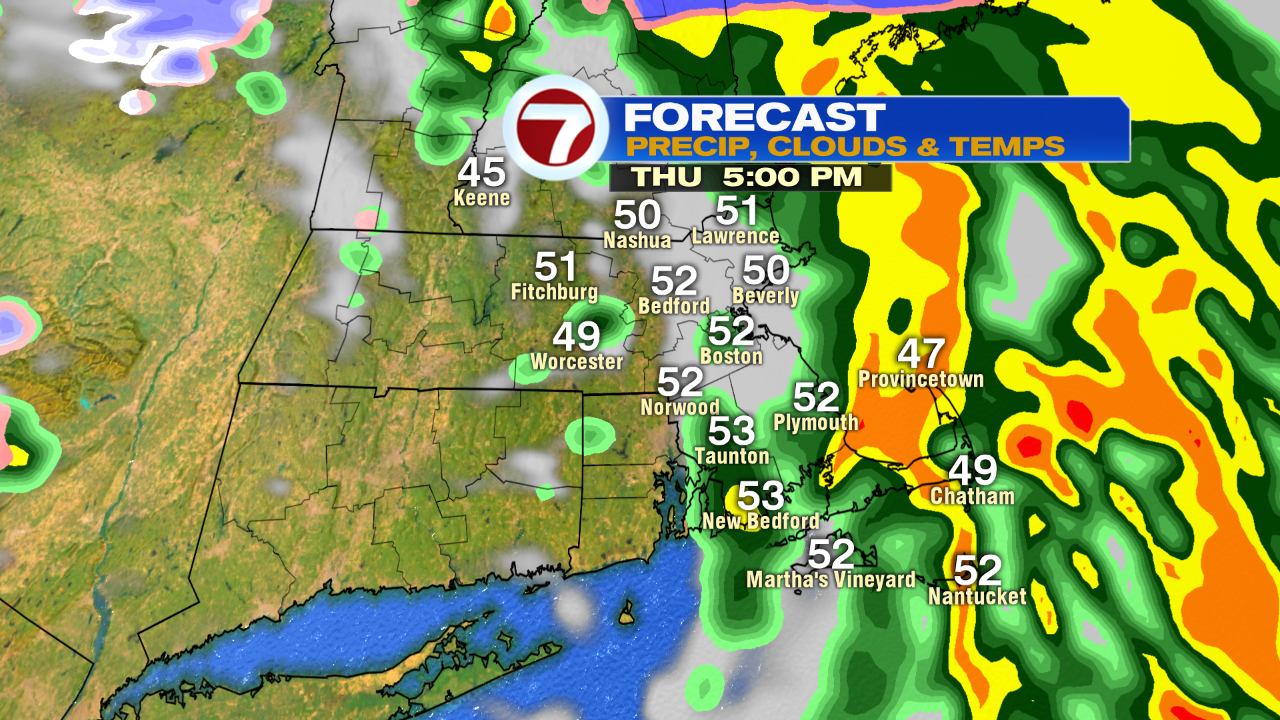 RPM Temp and Precip 5PM THU